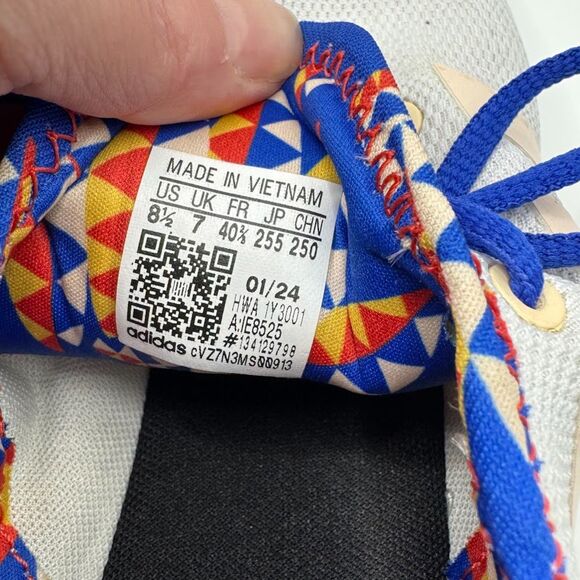 Adidas Cloudfoam Pure SPW Sneakers | White/Orange/Red | Women's 8.5 | IE8525 - Picture 8 of 8